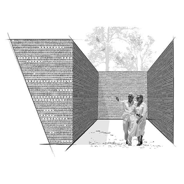 Atom cross visualization