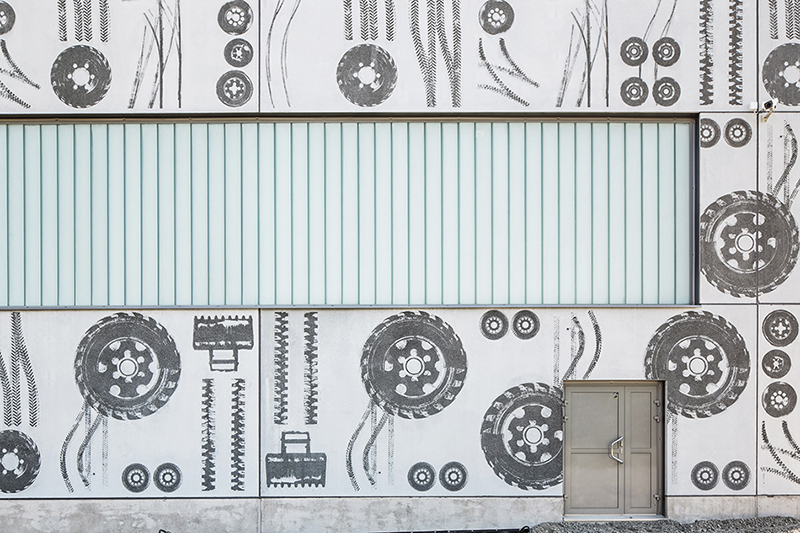 Graphic Concrete Lievestuore College