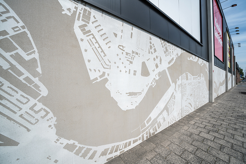 Graphic Concrete Retailcluster Stadionweg Rotterdam