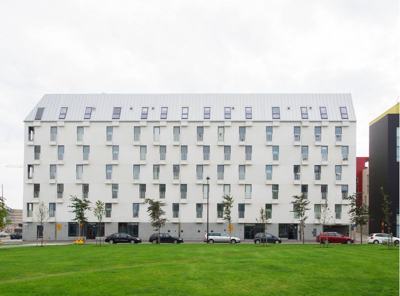 Graphic Concrete Länsisatamankatu 23 Residential Building