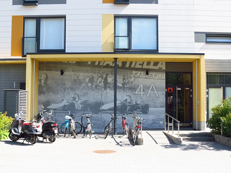 Graphic Concrete Keimolanmäki Residential Building