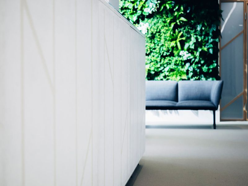 Graphic Concrete Lexia Reception Desk