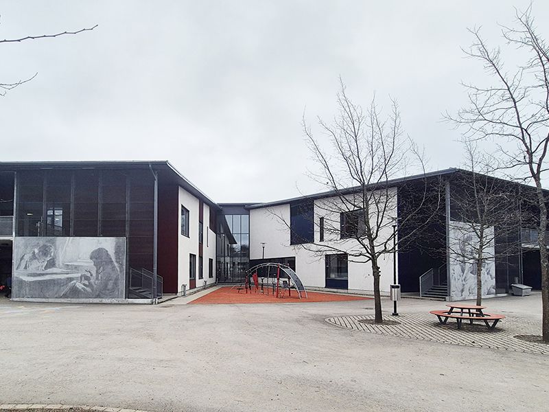 Graphic Concrete Albert Edelfelt School