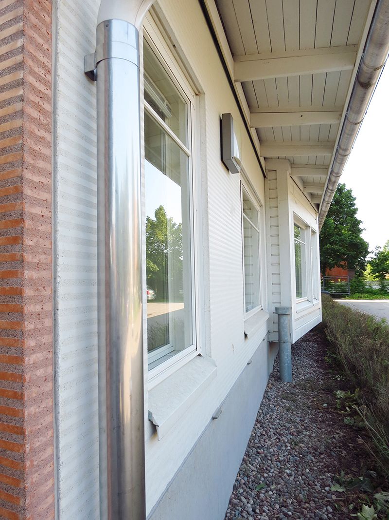 Graphic Concrete Folkhälsa Senior Residential Building