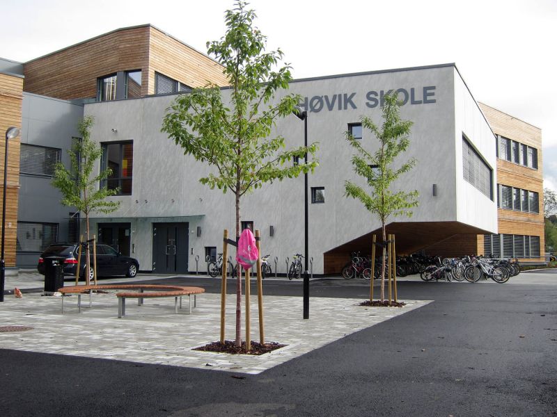 Graphic Concrete Høvik Barneskole School